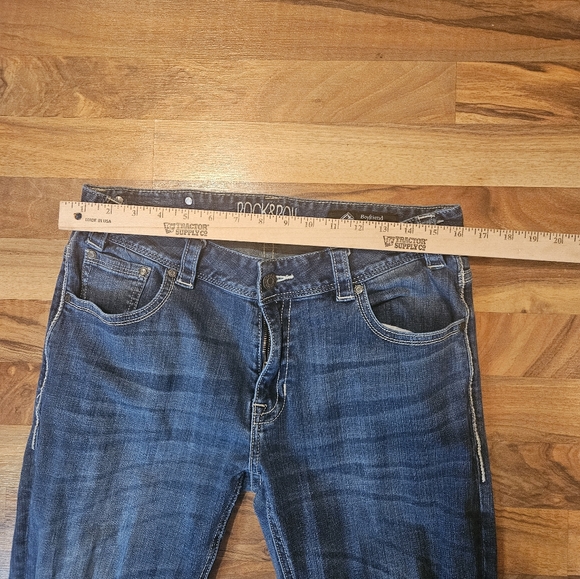 Rock & Roll Cowgirl Boyfriend Jeans 30x30 - Picture 3 of 13